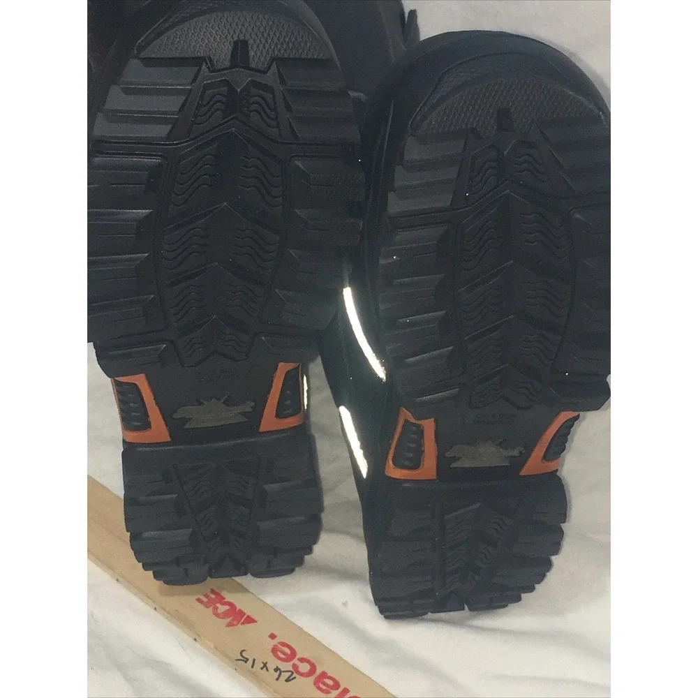 LION by Thorogood Firefighting Boots Rubber Steel toe NFPA Sz Mens 7, Womens 9